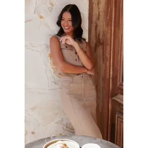Giselle Skirt Set - Beige