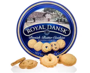 Royal Dansk Danish Butter Cookies Premium Assorted in Gift Tin 12 oz Perfect for Sharing Gifting and Holiday Gatherings