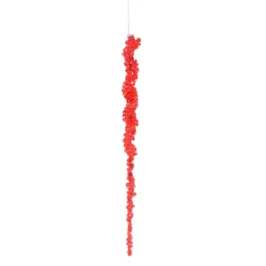 17" ICICLE ORN Red