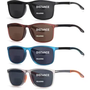 Bifocal Reading Sunglasses for Men UV400 Protection Outdoor Bifocals Sun Readers Men Women Reading Glasses