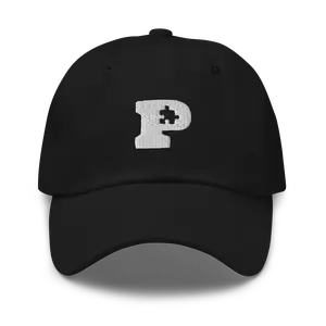Puzzle P Dad Hat (Black)