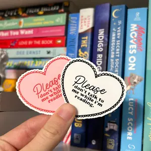 Please Don’t Talk to Me While I’m Reading Sticker