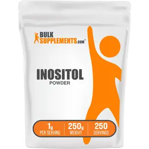 BulkSupplements - Inositol Powder - Healthy Skin - Metabolism Support - 100g-1kg - 1g per Serving