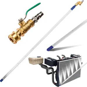 39''  Radiator Cleaning Wand,Radiator Cleaner Wand,Radiator Flush And Cleaner Tool,   Power Washer Wand, Washer Jetter Nozzle Flat Wand Fit Over 2000PSI  Washer