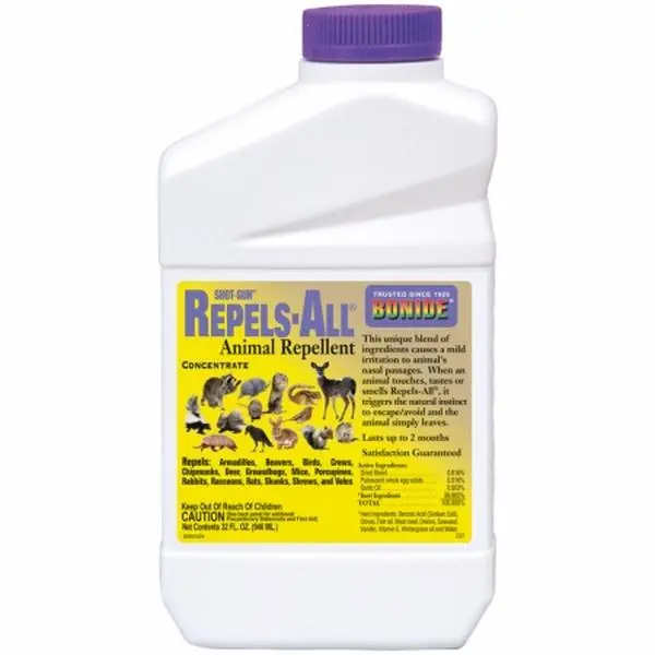 Bonide Long-Lasting Animal Control Repellent Mix, 1-qt Specialty Garden Tool for Pest Deterrence