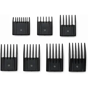 7 Piece Universal Clipper Guide Comb Guard Set Compatible with Full Size Clippers Oster Classic 76, Oster A5, Andis AG, Andis BG, Wahl Senior