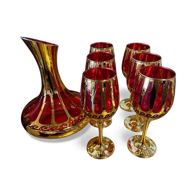 Complete Drinkware Set with Jug and Glasses