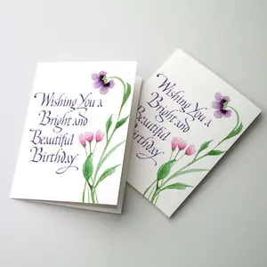 Wishing You a Bright and Beautiful Birthday Greeting Card