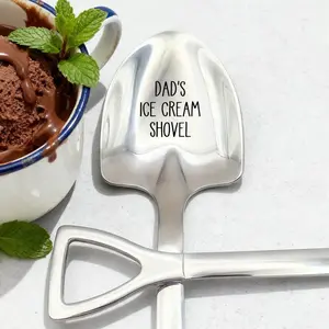 1pc Fathers Day Gift,Dad's Ice Cream Spoon,Ice Cream Scoop,Custom Ice Scream Shovel Spoon,Custom Spoon,Gift for Grandpa,Funny Gift for Dad,Birthday Gift for Dad