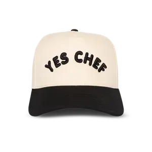 Yes Chef - Black & Natural Hat