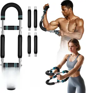 Pro-Grade Twister Arm Trainer 30-100lb Adjustable Chest Workout Equipment for Men Women Beginners or Professionals with Anti-Slip Grips for Home Gym