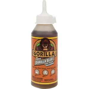 Gorilla Glue 8 oz Bottle Brown All Purpose Glue 20 min Working Time 8 OZ. GG