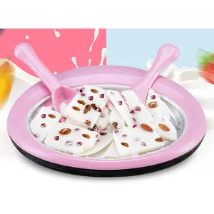 Hot Home Fried Yogurt Machine No Electricity Needed Ice Cream Time Select Food Grade Material Easy Fun For Healthy Treats 30x30x6.5cm