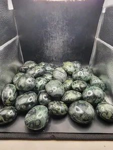 Kambaba Jasper palm stones! Set of 2! 1.6 to 2.6 inches!