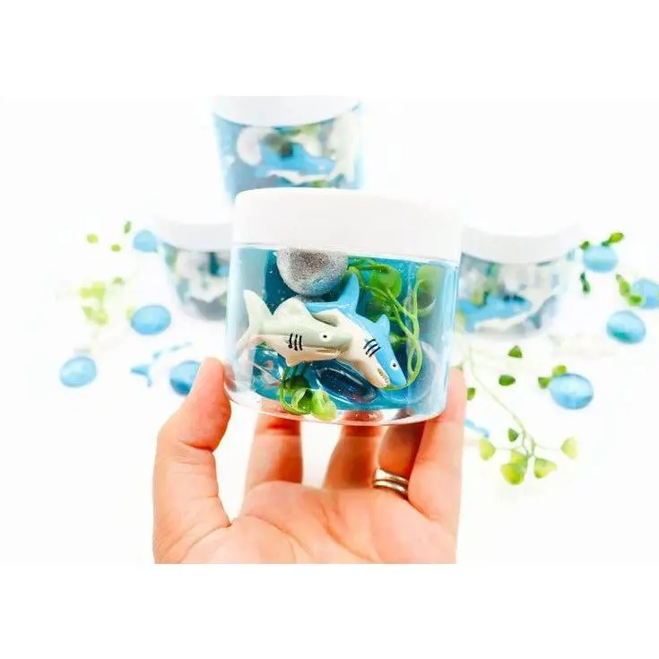 Shark Playdough Jar