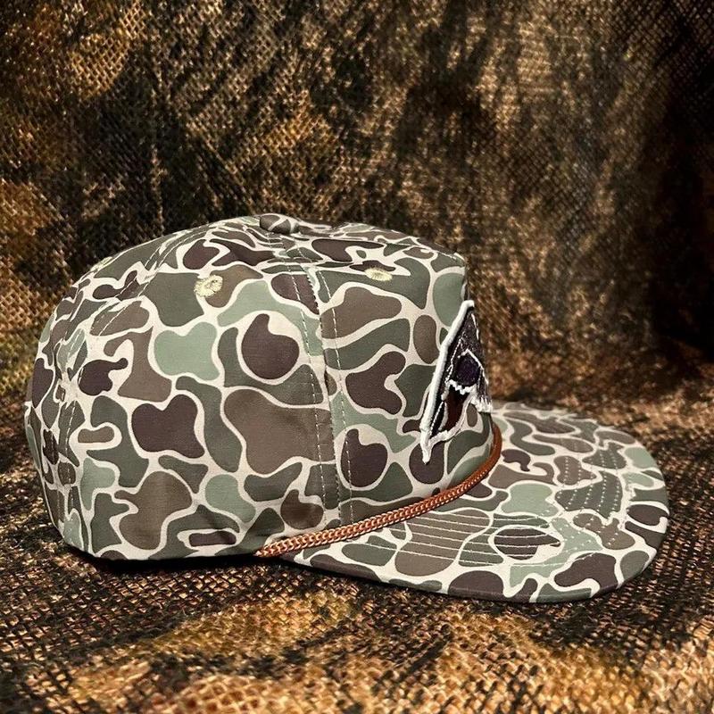 Mallard Duck Camo Hat - Embroidered Snapback for Duck Hunting, Hunting Cap, Gift for Him, GIft for Husband