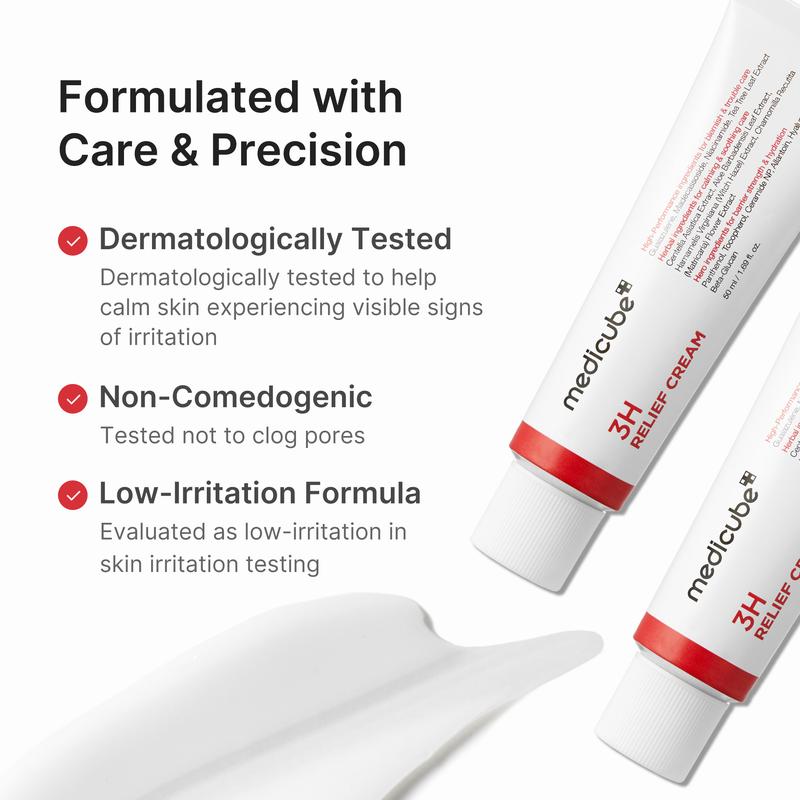 [NEW] [medicube] All Day Relief Set |  Hypochlorous Acid Rice Peel Shot For Face & Body,  3H Relief Cream | Gentle Exfoliating Serum, Daily Soothing Moisturizer for Stressed Skin | Korean Skincare, K-Beauty