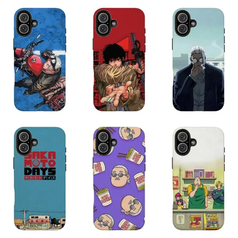 Sakamoto Days Anime Phone Case,Slice of Life Manga Gift,Tough phone case,for iPhone 17 16 15 14 13 12 11 Pro Max for Samsung S21 S22 S23 S24 S25 S26 Plus Ultra,Gifts for fans, Phone Accessories