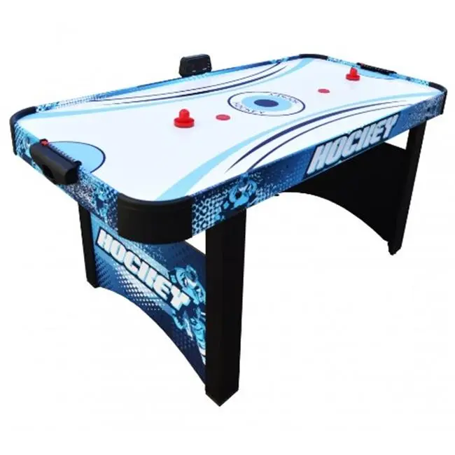 212 MAIN Enforcer 66 in. Air Hockey Table with Abs Slide Score Counters, Automatic Puck Return, Carb Certified MDF, Electronic Slide Scoring, Heavy Weighted Strikers, Action Graphics