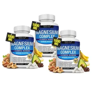Toplux Magnesium Complex 8 Essential Magnesium Supplement 1000mg Bathroom Wellness