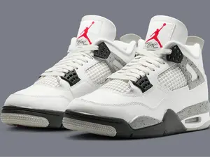 Nike Air Jordan 4 Retro White Cement FV5029-100 Men's Fashion Sneaker New