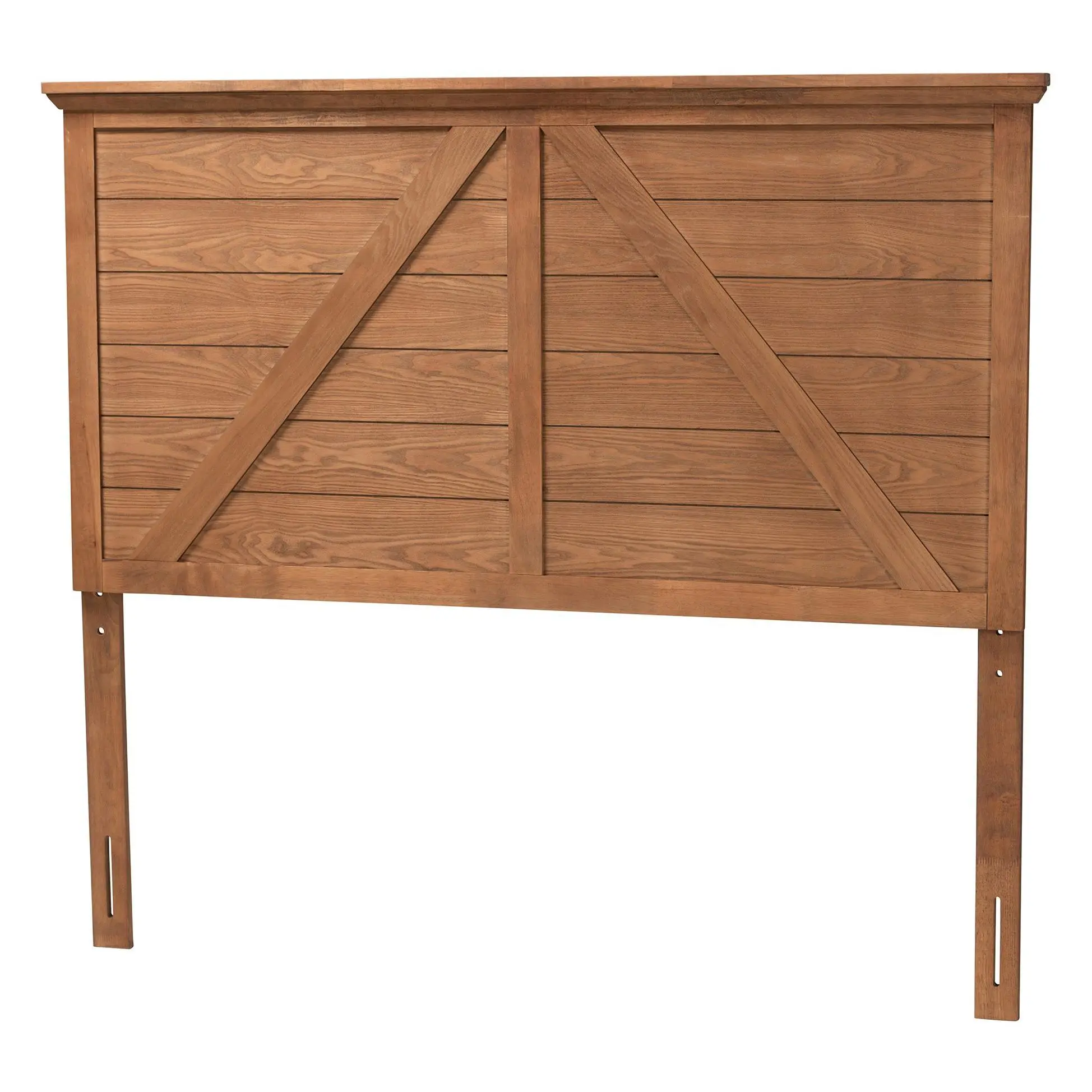 Yorick Ash Walnut Finished Wood Queen Size Headboard