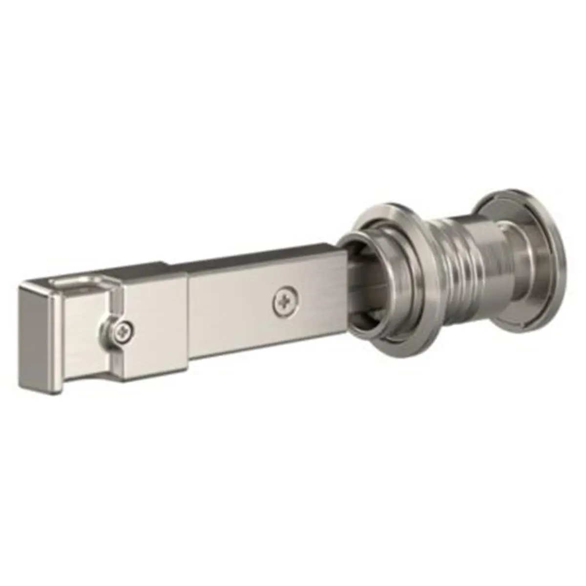 National Hardware N700-151 V1045 Barn Door Lock, Satin Nickel