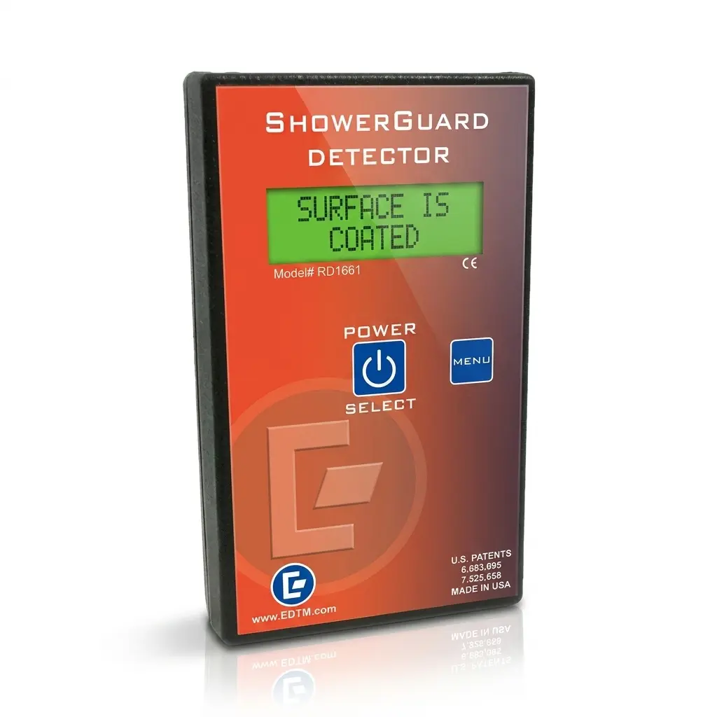 EDTM ShowerGuard Coating Detector (RD1661) Digital Handheld Glass Coating Tester, Made in USA
