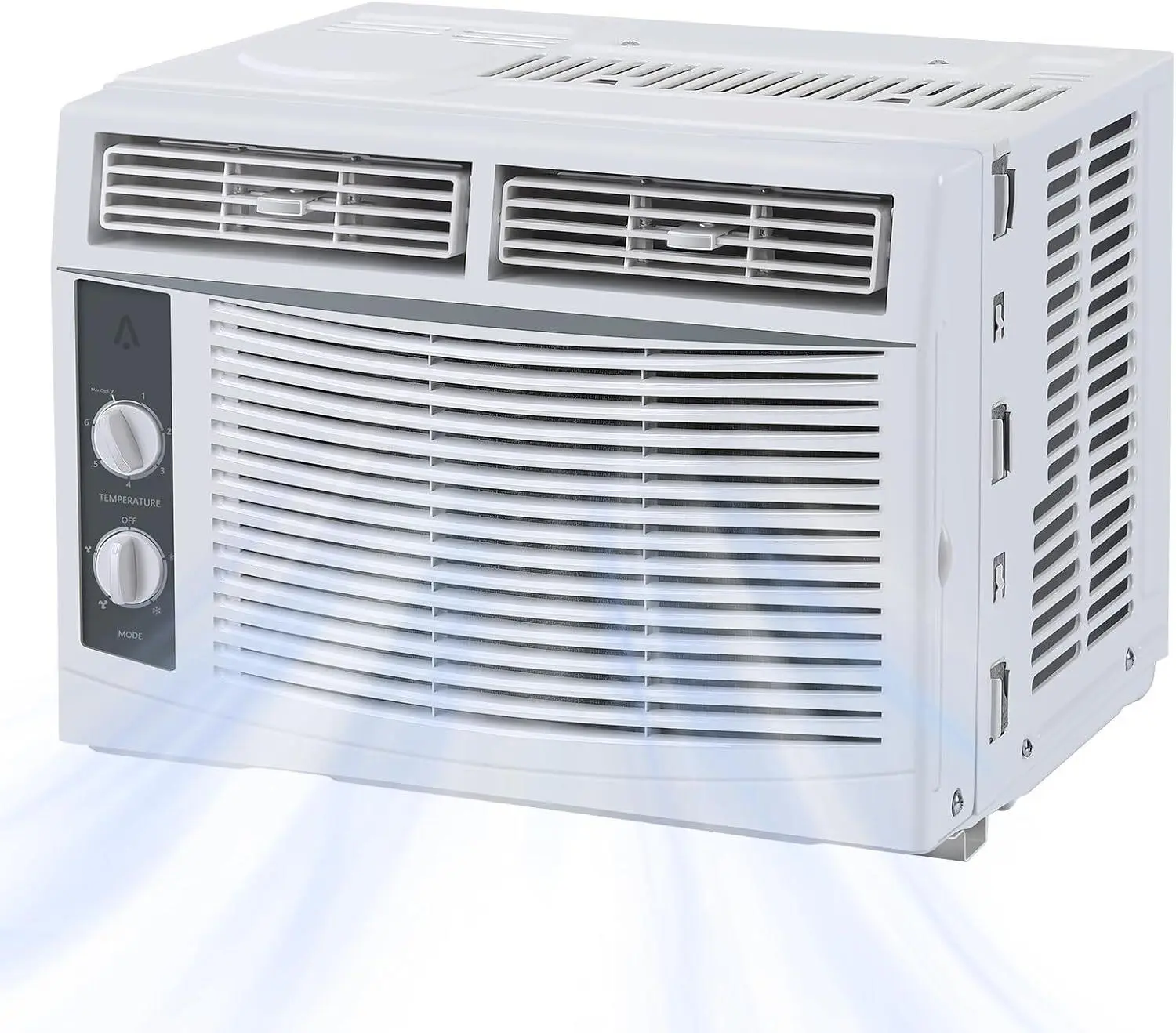 White 5000BTU  Window Air Conditioner with easy to use mechanical controls and washable filter  cools up to 150 square feet  110 115V,summerwins