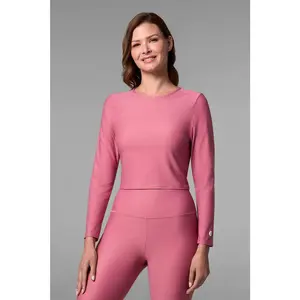 Women's Ocean Drive Cropped Rash Guard | Terracotta Rose