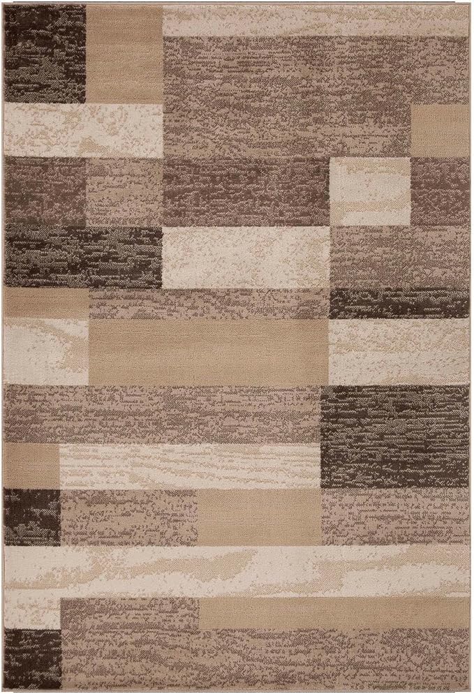 Modern Geometric Patchwork Rug Stain Resistant Non Slip Backing Soft Carpets Machine washable for Bedroom, Office, Living Room, Entryway Modern Geometric Patchwork Rug Stain Resistant Non Slip Backing Soft Carpets Machine washable for Bedroom, Office, Living Room, Entryway