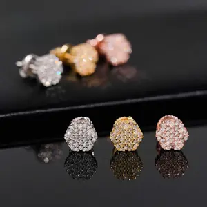 ICE HUE 18K Gold Vacuum Plated S925 with 5A+ Sri Lanka Moissanite Earrings, Oval Stud Earrings for Women Men, VVS Moissanite Jewelry, Luxury Gift, Classic Simple Sporty Style, Daily Wear Casual Fashion