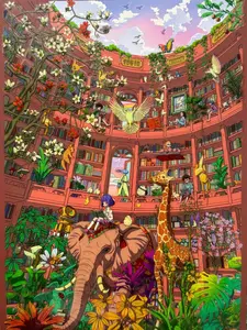 Whimora™ Dream Scene: The Wild Reading Room
