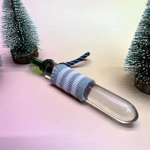 Modern Glass Statue Decoration, Handmade Irregular Shape Reusable Holiday Decor, Ergonomic Design for Bedroom Living Room