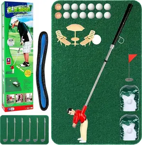 Mini Golf Games for Kids & Families – Funny Golfer Gift Set for Indoor Fun