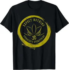 Buddhism Saying Lotus Flower Om Symbol Yoga Gift T-Shirt