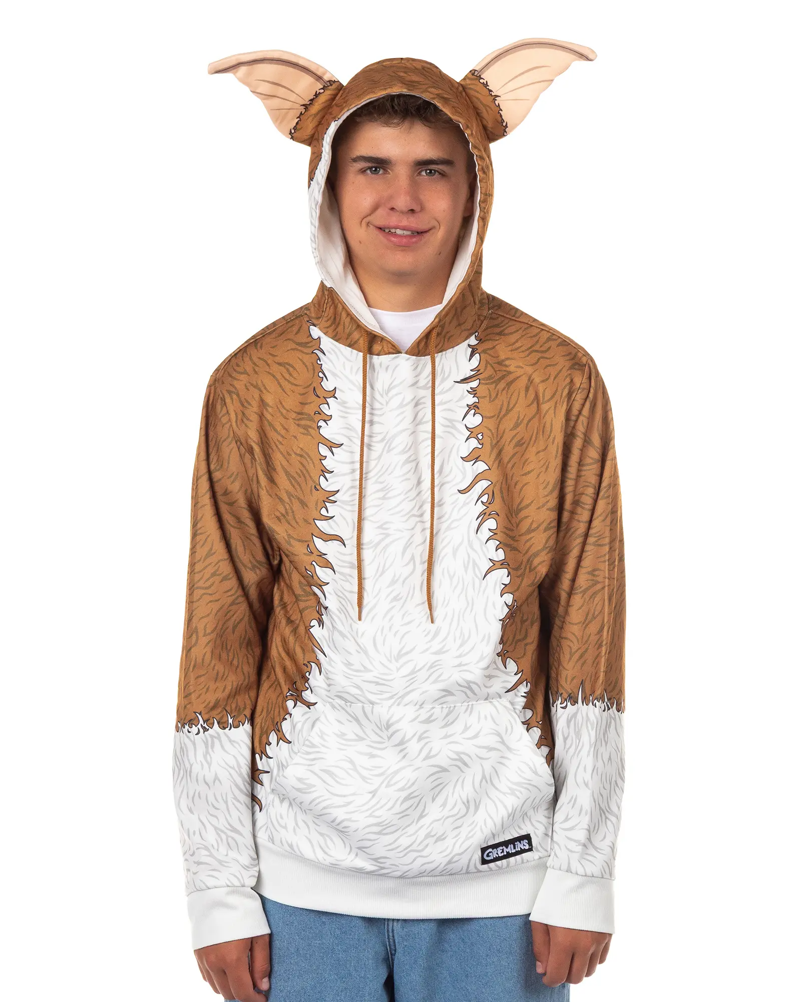 Gremlins Hoodie Gizmo 3D Ears Men's Costume Pullover Sweatshirt