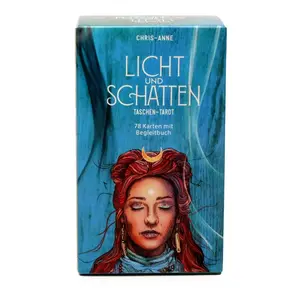 Light and Shadow Tarot Deck, 78 Cards with Companion Booklet, Perfect for Tarot Reading and Meditation, Ideal Gift for Tarot Enthusiasts, Tarot Card Decks