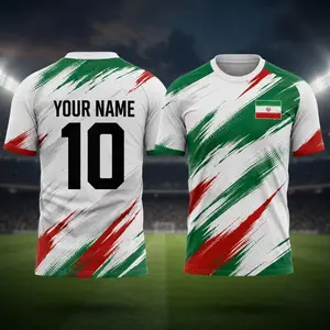 Personalized Iran Soccer Jersey, Custom Name Number Iran Football Shirt, Iranian Fan Gift, National Team Jersey Tee