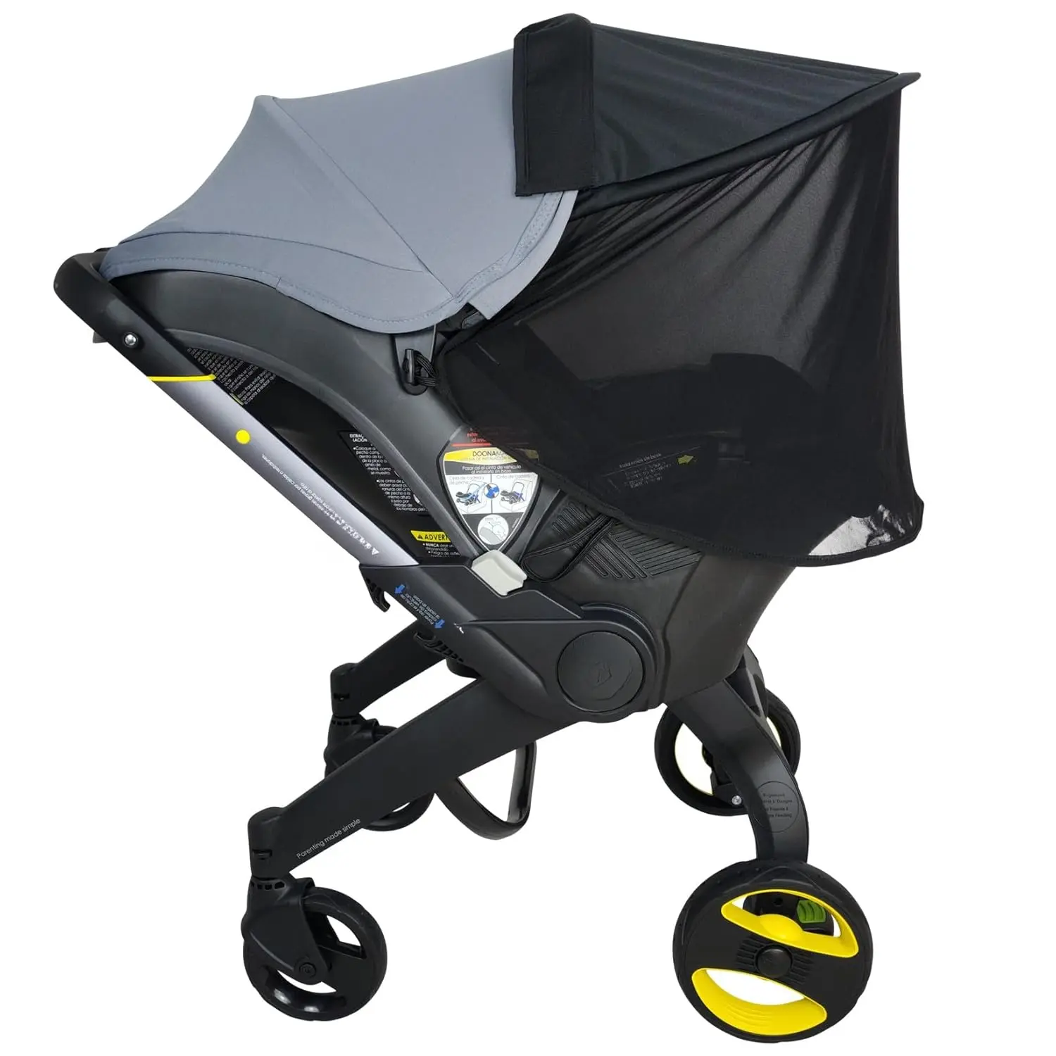 Sunshade Extender for Stroller & Car Seat Summer Accessories Universal Baby Stroller Sun Visor Extender Fits Most Car Seats UV Protection Baby Car Seat Sunshade Extension for Infants & Toddlers