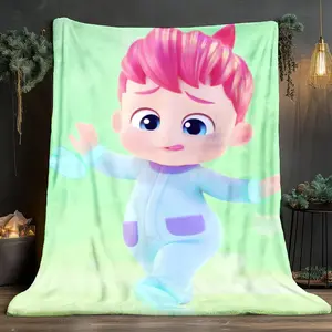 Bebefin ​​Luxury Anime Theme Soft and comfortable home blankets, small throw blankets, nap blankets, perfect Christmas gifts for friends and besties. Super soft heat-pressed blankets. Y251209031