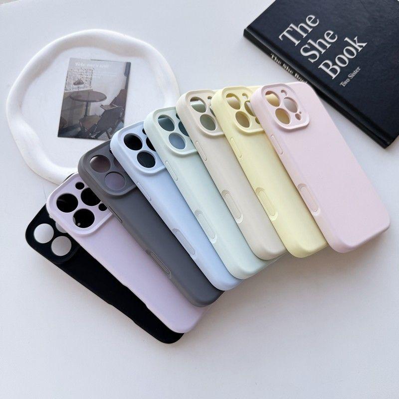 Cute Pastel Aesthetic Matte Soft Touch iPhone Case, Slim Silicone Shockproof Anti-Scratch Cover with Precise Camera Cutout For iPhone 17 16 15 14 13 Pro/Pro Max/Plus/Air Perfect Gift for Her/Him Cute Pastel Aesthetic Matte Soft Touch iPhone Case, Slim Silicone Shockproof Anti-Scratch Cover with Precise Camera Cutout For iPhone 17 16 15 14 13 Pro/Pro Max/Plus/Air Perfect Gift for Her/Him