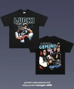 2 Side LUCKI 1.0 Graphic T-shirt, Y2K Gift For Fan