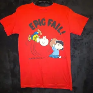 Charlie Brown - Lucy - Peanuts - Epic Fail - football shirt , T-Shirt For Unisex , Gift For Men , Gift For Women