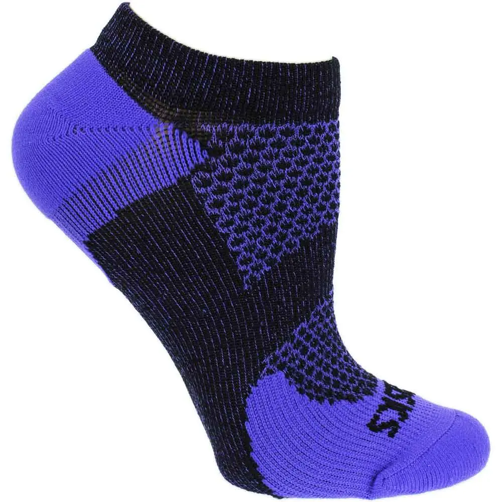 ASICS Mens Lightweight No Show Socks Athletic Athletic Low Cut Lightweight - Purple ASICS Mens Lightweight No Show Socks Athletic Athletic Low Cut Lightweight - Purple