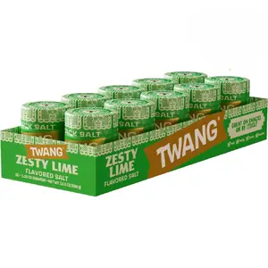 Twang Shakers Zesty Lime Salt Snack Topping, 1.15-Ounce Shaker (Pack of 10) Salt