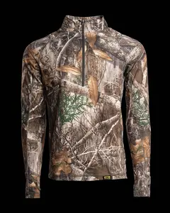 KING'S CAMO MEN'S XKG ELEVATION 1/4 ZIP MEN'S REALTREE SHIRT | REALTREE EDGE