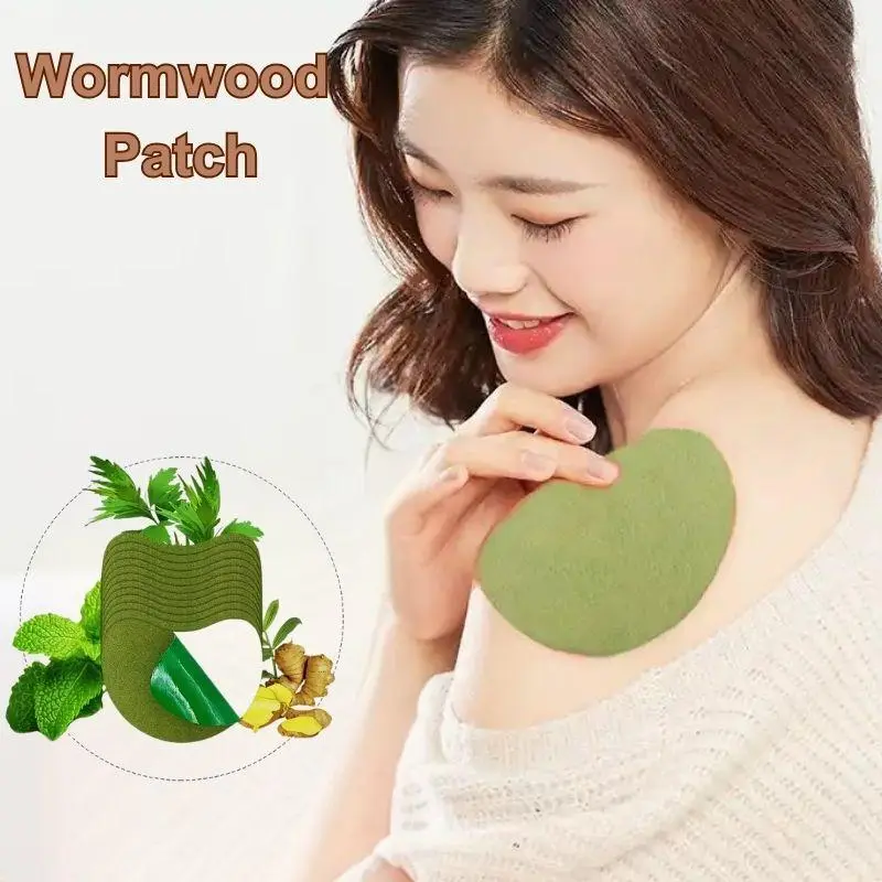 48 Pcs Natural Wormwood Shoulder Patches for Joint Relief, Self-Heating Hot Compress for Adults with Advanced Technology and 8-10 Hours Heat Retention, 8 Hours Relief, 48 Pieces, All Seasons, Deep Penetration, Daily Gentle Experience, Pouch
