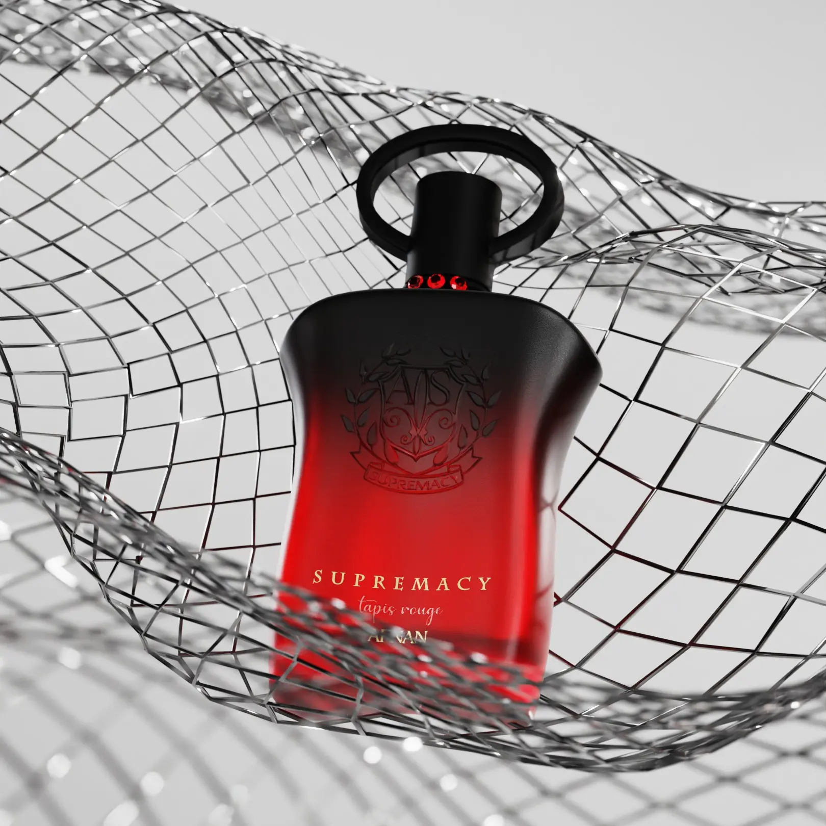 AFNAN Supremacy Tapis Rouge 100ml Unisex Perfume with Cherry Notes - Long Lasting & Elegant Floral Woody Scent for Any Occasion