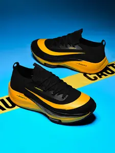 Men Sports Running Shoes Casual Luxury Air Cushion Sneakers Leather Breathable Lightweight Women Comfortable Athletic Casual Sneakers Hiking Outdoor Breathable Work Sneakers